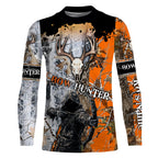 Archery Bow Hunting Deer Skull Grim Reaper Camouflage Customized Name Shirt