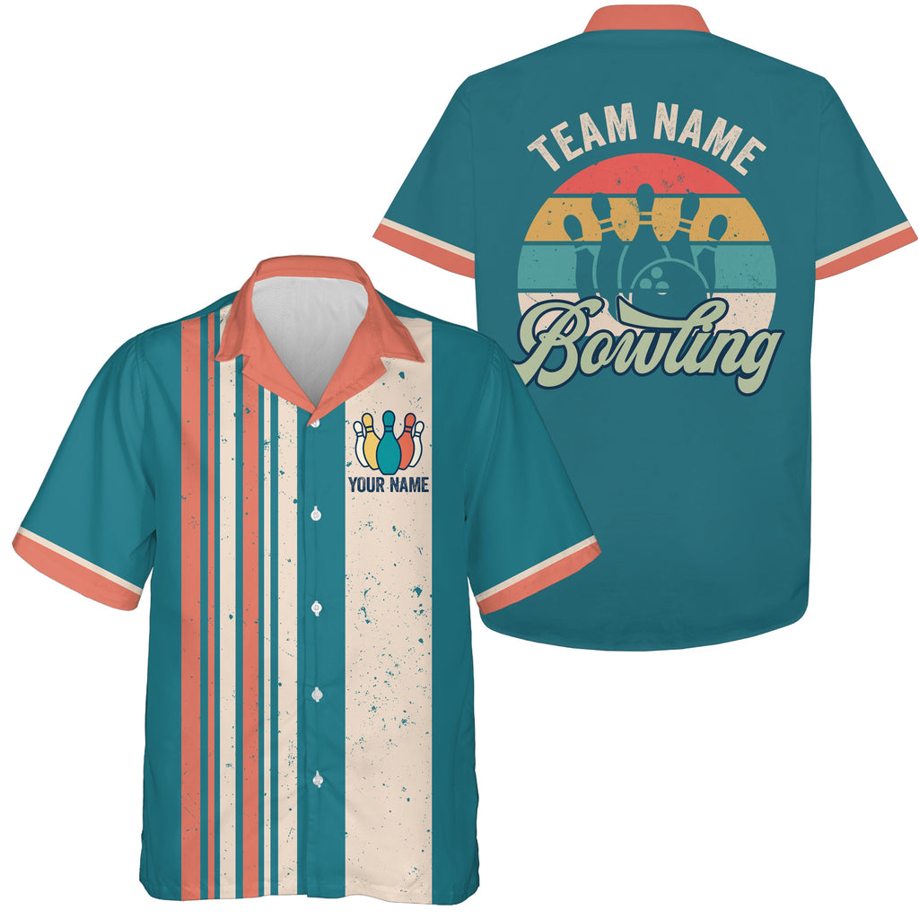 Custom Retro Bowling Shirts And, Custom Bowling Team Shirts A73
