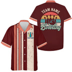 Custom Retro Bowling Shirts And, Custom Bowling Team Shirts A73