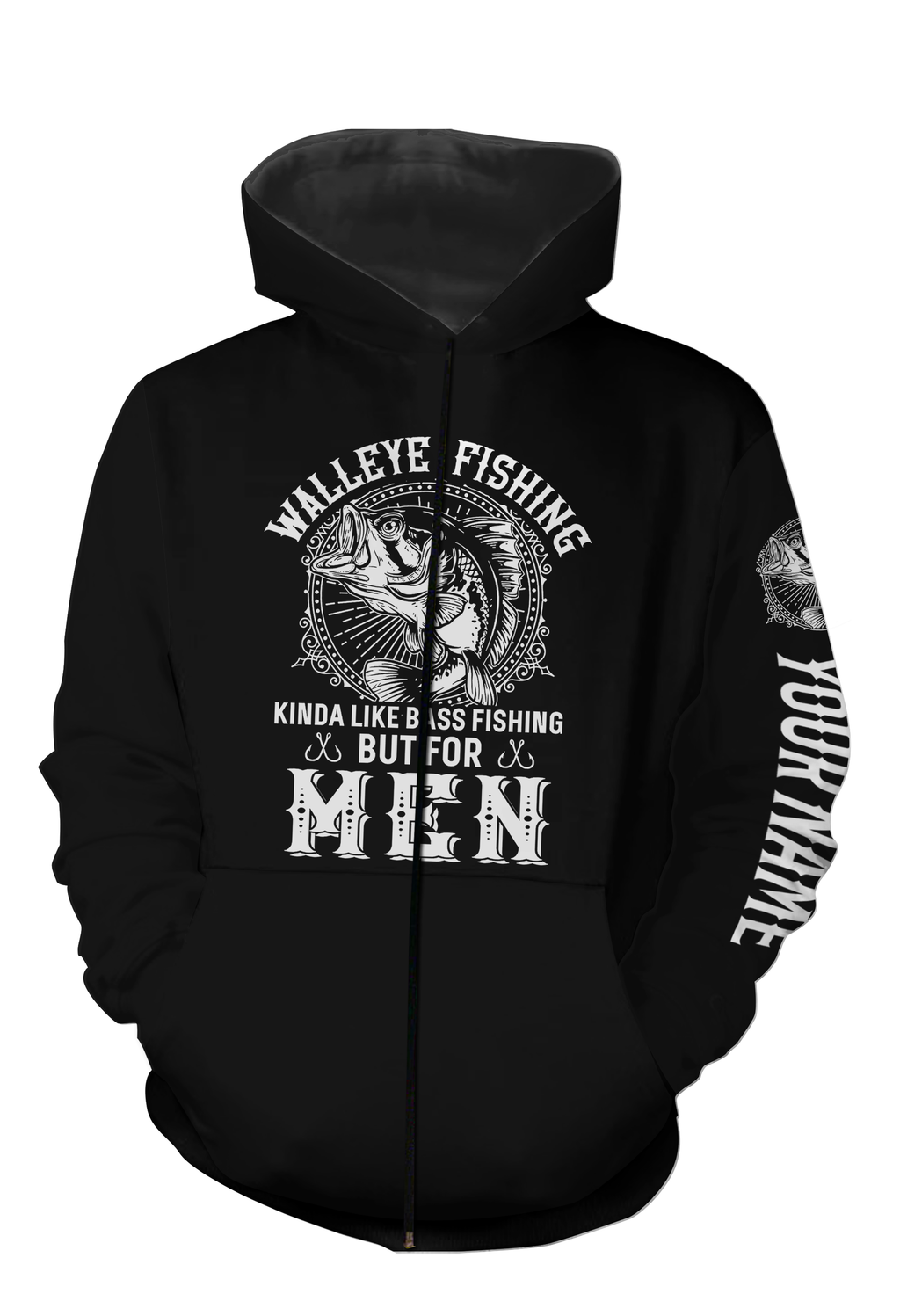 Walleye Fishing Funny Quote Custom Name Fishing Shirt Personalized Gift