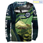 Flathead Catfish Custom name All over print shirts - personalized fishing gift, and