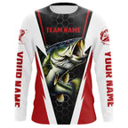 Custom Bass Fishing jerseys for Fishing team, Largemouth Bass Long sleeve Fishing Shirts