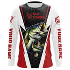 Personalized Bass Fishing jerseys, Bass Fishing Long Sleeve Fishing tournament shirts