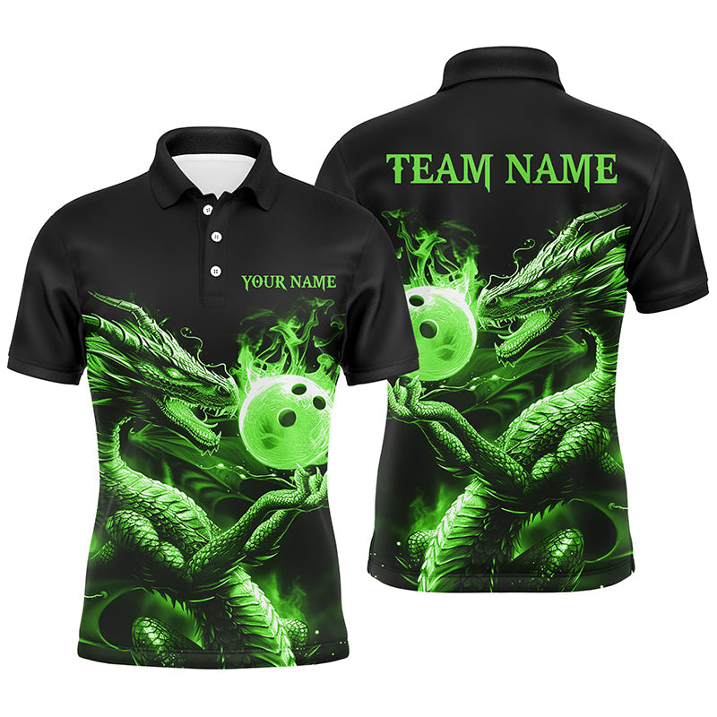 Personalized Multi-Color Dragon Bowling Team Shirts, And