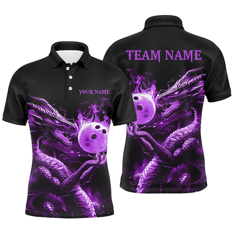 Personalized Multi-Color Dragon Bowling Team Shirts, And
