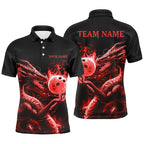 Personalized Multi-Color Dragon Bowling Team Shirts, And