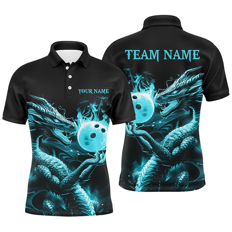 Personalized Multi-Color Dragon Bowling Team Shirts, And