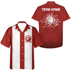Personalized Hawaiian Vintage Bowling Shirts And, Retro Bowling Shirt For Bowling Team