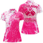 Custom Pink Pickleball Team Shirts Uniform, 'S Pickleball Outfit Pickleball Apparel