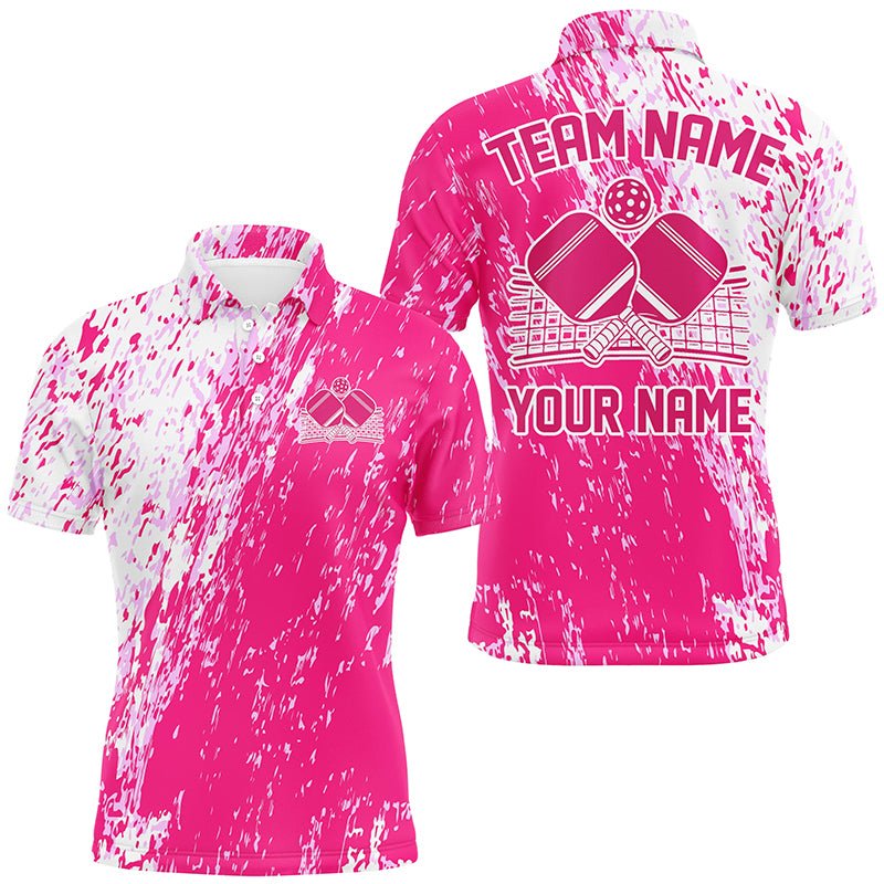 Custom Pink Pickleball Team Shirts Uniform, 'S Pickleball Outfit Pickleball Apparel