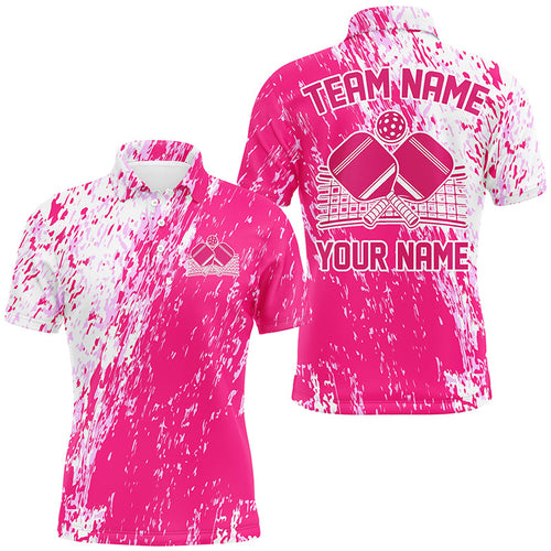 Custom Pink Pickleball Team Shirts Uniform, 'S Pickleball Outfit Pickleball Apparel