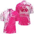 Custom Pink Pickleball Team Shirts Uniform, 'S Pickleball Outfit Pickleball Apparel