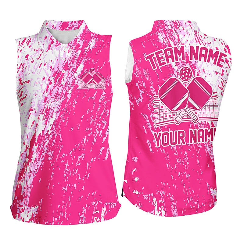 Custom Pink Pickleball Team Shirts Uniform, 'S Pickleball Outfit Pickleball Apparel