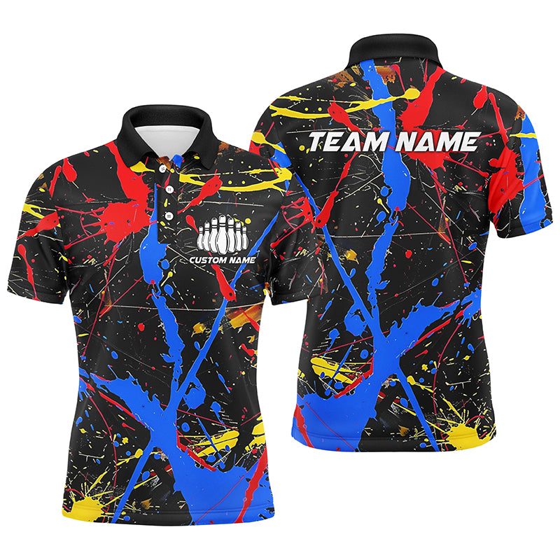 Personalized Colorful Bowling Shirts And, Custom Name Bowling Team Jerseys