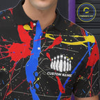 Personalized Colorful Bowling Shirts And, Custom Name Bowling Team Jerseys
