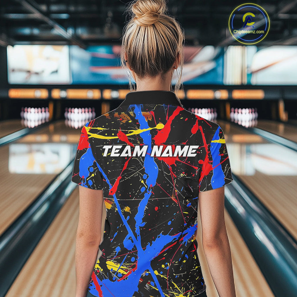 Personalized Colorful Bowling Shirts, Custom Name Bowling Team Jerseys