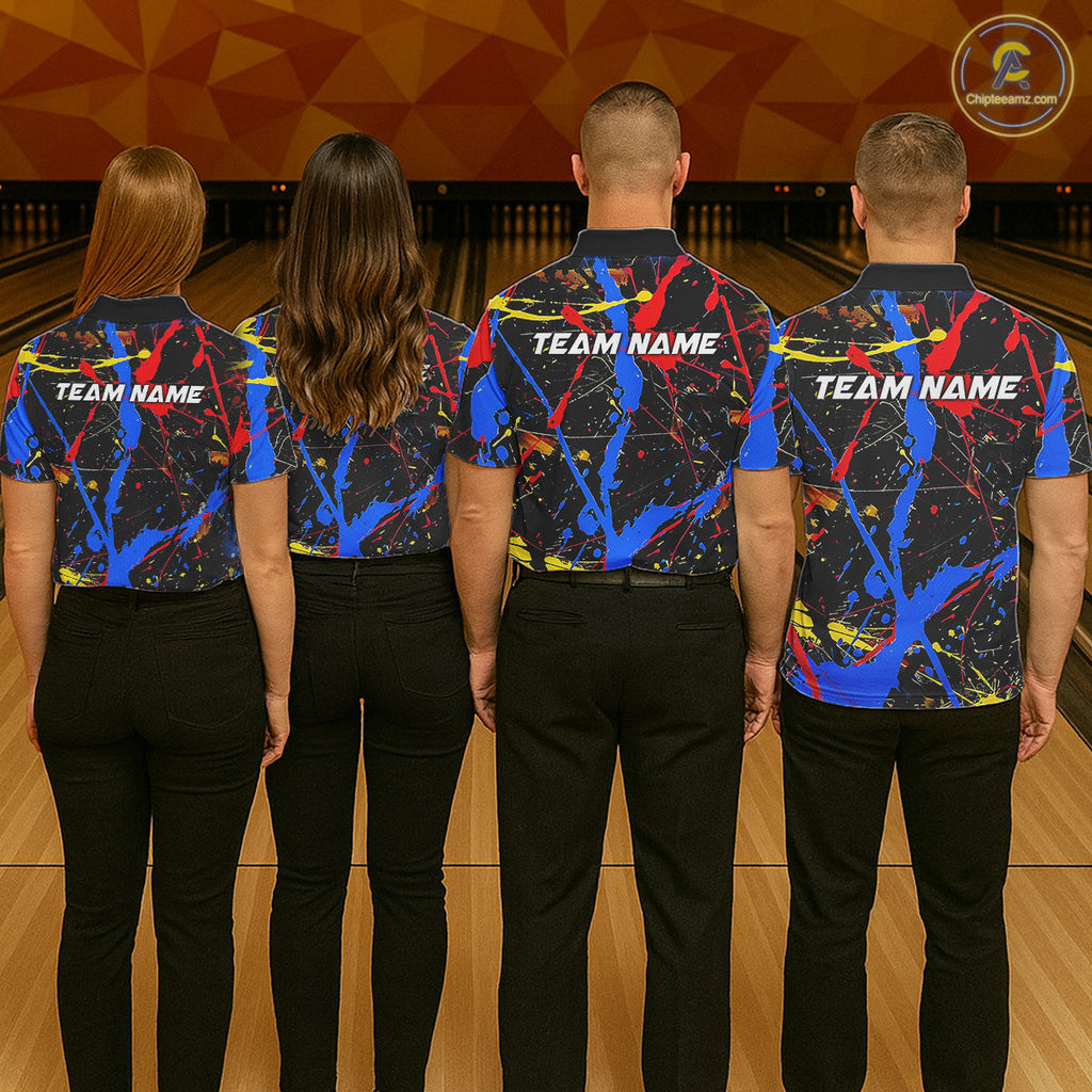 Personalized Colorful Bowling Shirts And, Custom Name Bowling Team Jerseys