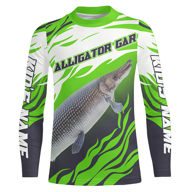 Alligator Gar Master Custom Uv Long Sleeve Fishing Shirt, Gar Tournament Fishing Shirt