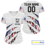 Custom Patriotic US Flag Baseball Jerseys, Baseball Team Uniform Outfit