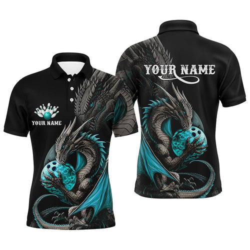 Multi-Color Dragon Bowling Shirts, With Personalized Name, Team'S Name