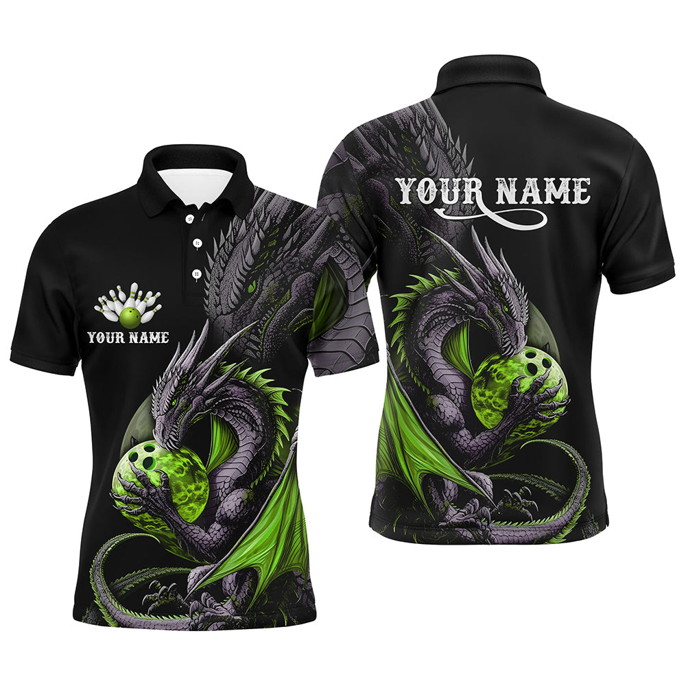 Multi-Color Dragon Bowling Shirts, With Personalized Name, Team'S Name