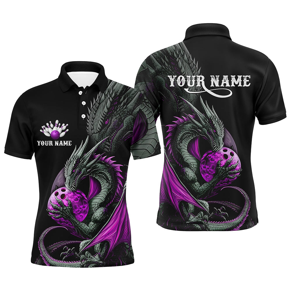 Multi-Color Dragon Bowling Shirts, With Personalized Name, Team'S Name