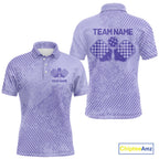Custom Vintage Purple Pickleball Team Polo Shirts, Pickleball Jerseys
