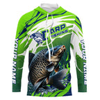 Carp Fishing Custom Long Sleeve Fishing Shirts, Carp Fishing Tournament Shirts Fishing Jerseys