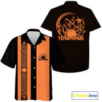 Custom Name Retro Bowling Team Shirt, Vintage Bowling Button Up Hawaiian Shirt
