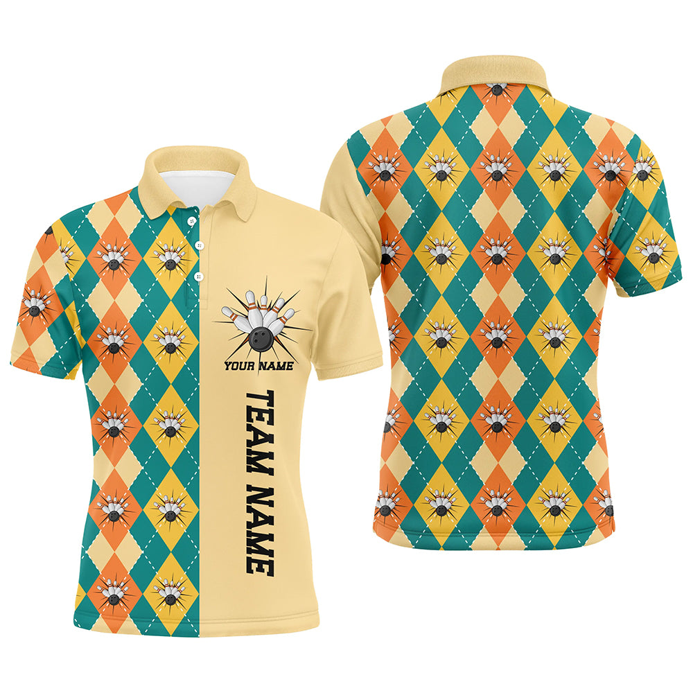 Personalized Vintage Bowling Shirts Fall Bowling Team Jersey Christmas Bowling Gifts