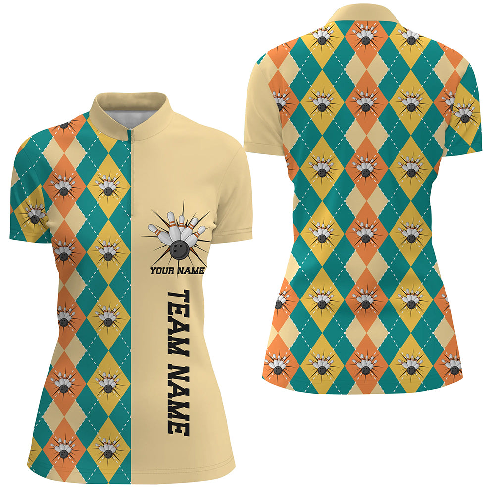 Personalized Vintage Bowling Shirts Fall Bowling Team Jersey Christmas Bowling Gifts