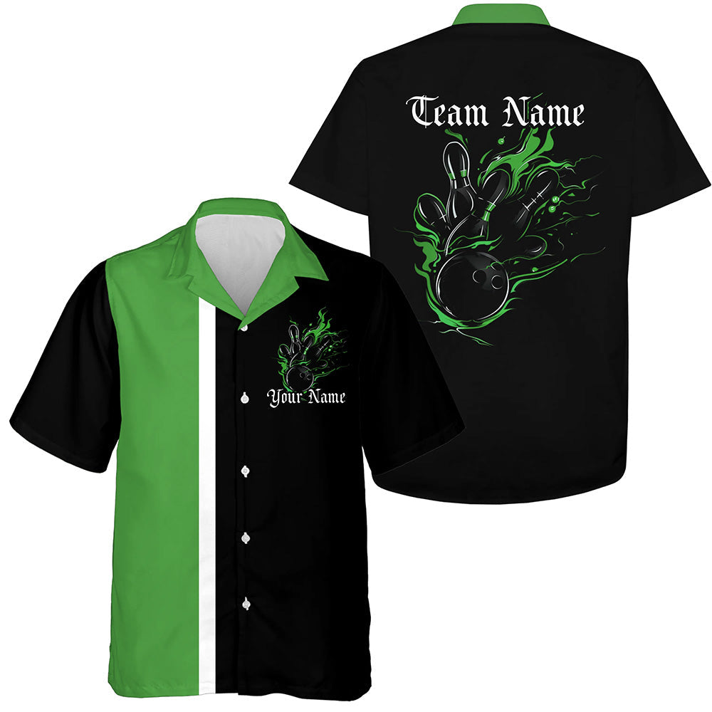 Custom Flame Bowling Shirts And, Vintage Bowling Shirt, Retro Bowling Apparel