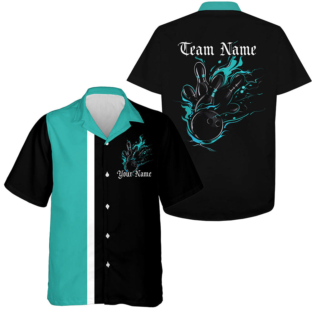 Custom Flame Bowling Shirts And, Vintage Bowling Shirt, Retro Bowling Apparel