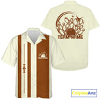 Custom Classic Vintage Bowling Team Shirts, 50S Retro Bowling Button Up Shirt
