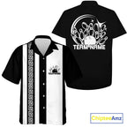 Custom Classic Vintage Bowling Team Shirts, 50S Retro Bowling Button Up ShirtIPHW10868