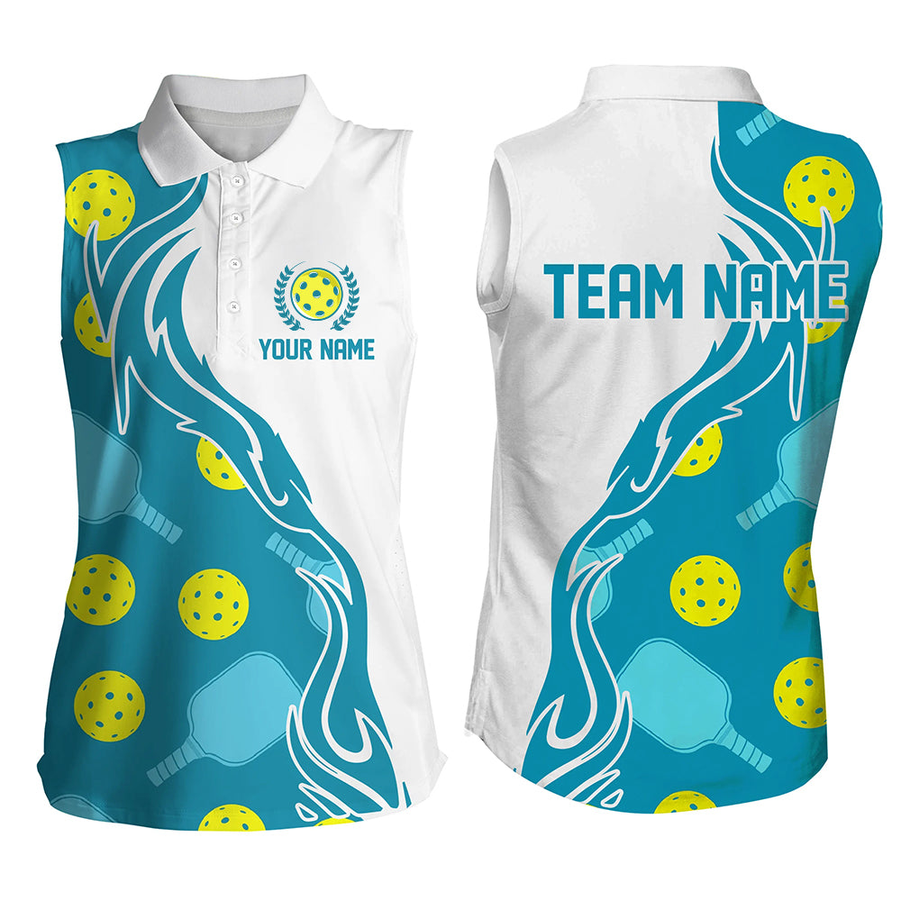 Custom Pickleball Sleeveless Polo Shirts, Outdoor Pickleball Outfits
