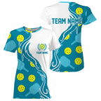 Custom Pickleball T-Shirts With Team Name, Outdoor Pickleball Outfits
