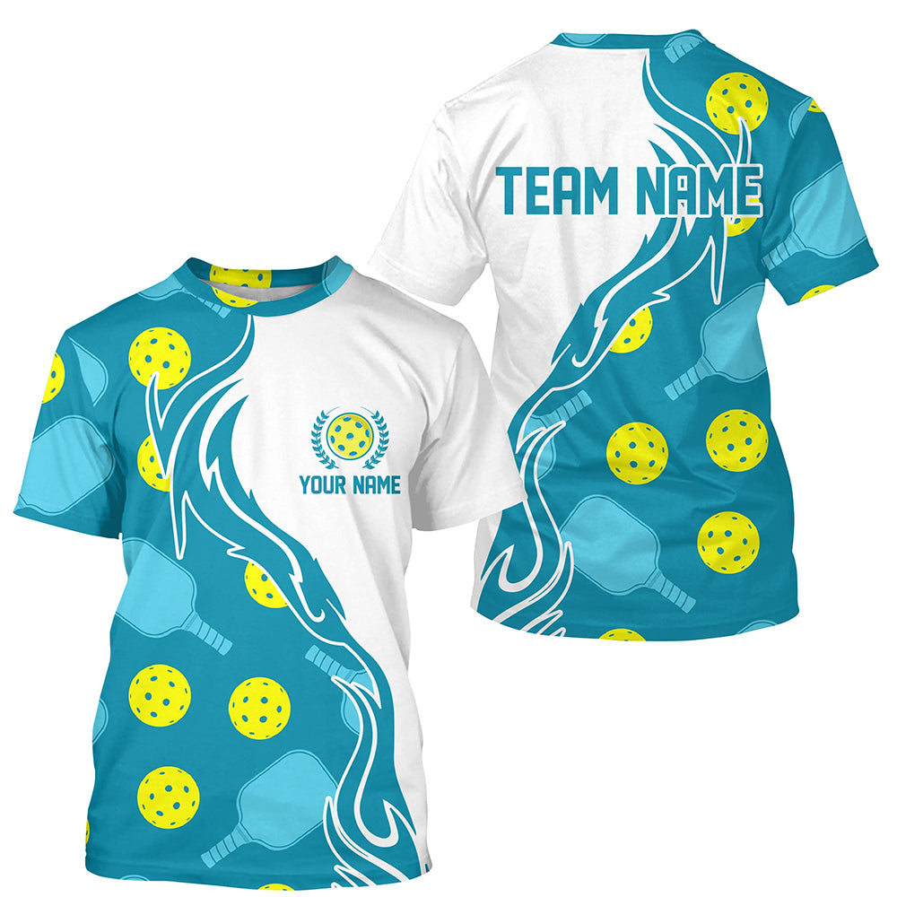 Custom Pickleball T-Shirts With Team Name, Outdoor Pickleball Outfits For Players