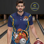 Custom Funny Turkey Bowling Team Shirts, Thanksgiving Bowling Uniform Bowler Outfit