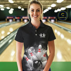 Custom Smoke Bowling Shirts, Bowling Uniform Team Bowling Jerseys