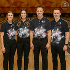 Custom Smoke Bowling Shirts, Bowling Uniform Team Bowling Jerseys