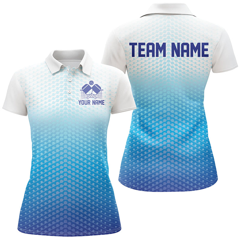 Custom Blue Pickleball Shirts, Pickleball Team Shirt With Name Pickleball Jerseys