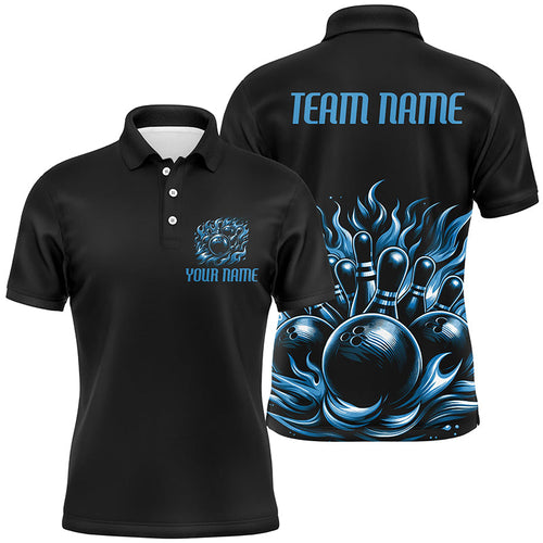 Personalized Multi-Color Bowling Polo, Quarter-Zip Shirts, And, Custom Bowling Team Jerseys