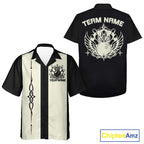 Custom Bowling King And Queen Retro Team Shirt, Matching Bowling League Shirt