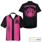 Custom Bowling King And Queen Retro Team Shirt, Matching Bowling League Shirt