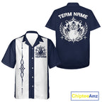 Custom Bowling King And Queen Retro Team Shirt, Matching Bowling League Shirt