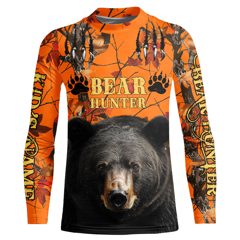Black Bear Hunting Customize Name 3D All Over Printed Shirts Personalized Hunting gifts