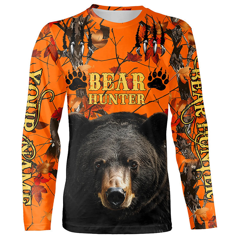 Black Bear Hunting Customize Name 3D All Over Printed Shirts Personalized Hunting gifts