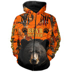 Black Bear Hunting Customize Name 3D All Over Printed Shirts Personalized Hunting gifts