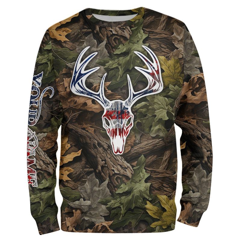 American deer buck hunting camouflage hunting clothes Customize Name 3D All Over Printed Shirts